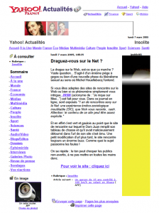 Article & lien Yahoo